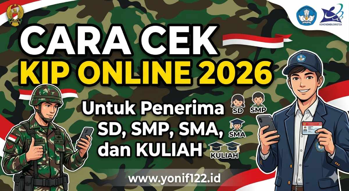 Cara Cek KIP Online 2026 untuk Penerima SD, SMP, SMA, dan Kuliah