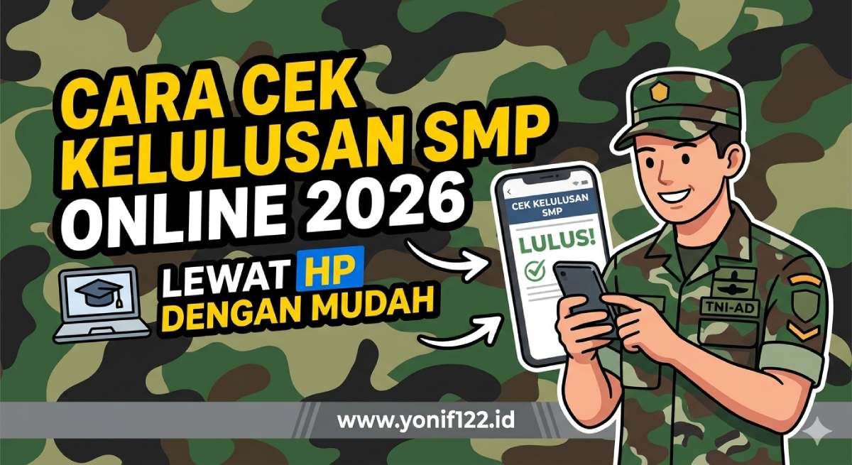 Cara Cek Kelulusan SMP Online 2026 Lewat HP dengan Mudah