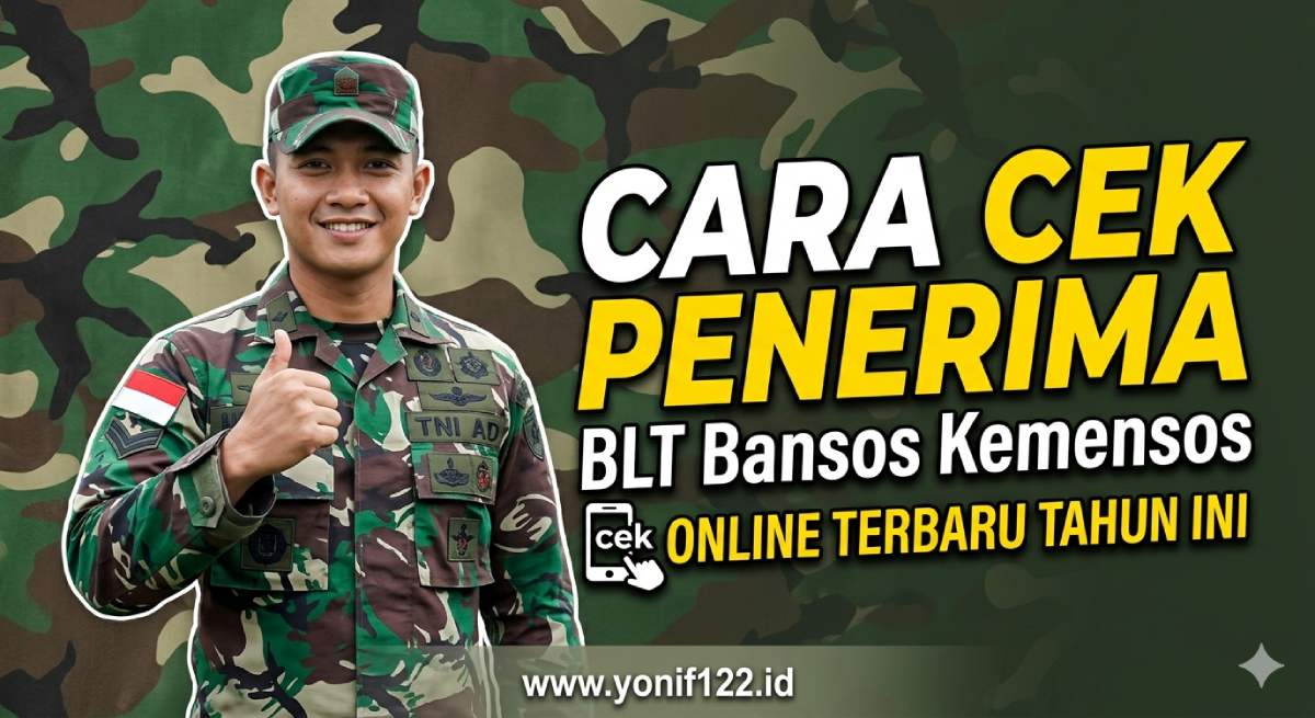 Cara Cek Penerima BLT Bansos Kemensos Online Terbaru Tahun Ini