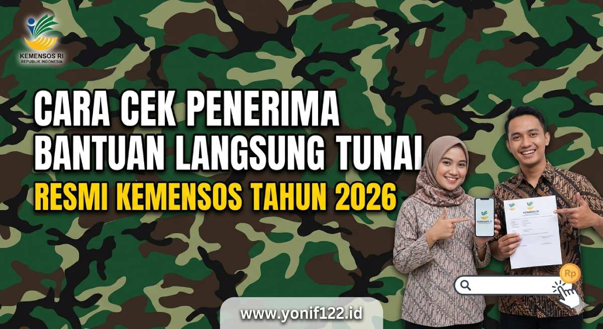 Cara Cek Penerima Bantuan Langsung Tunai Resmi Kemensos Tahun 2026