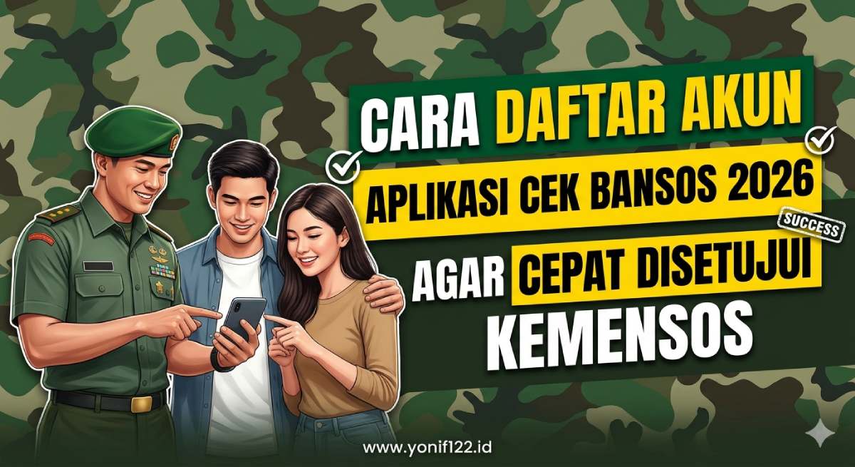 Cara Daftar Akun Aplikasi Cek Bansos 2026 Agar Cepat Disetujui Kemensos