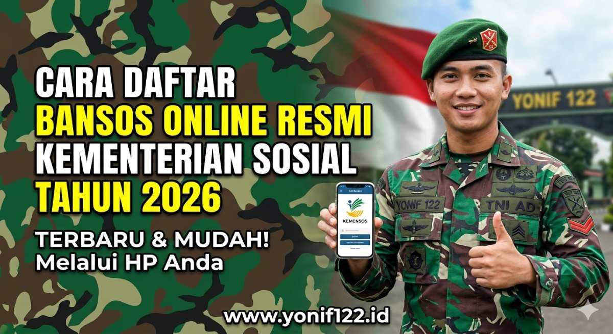 Cara Daftar Bansos Online Resmi Kementerian Sosial Tahun 2026