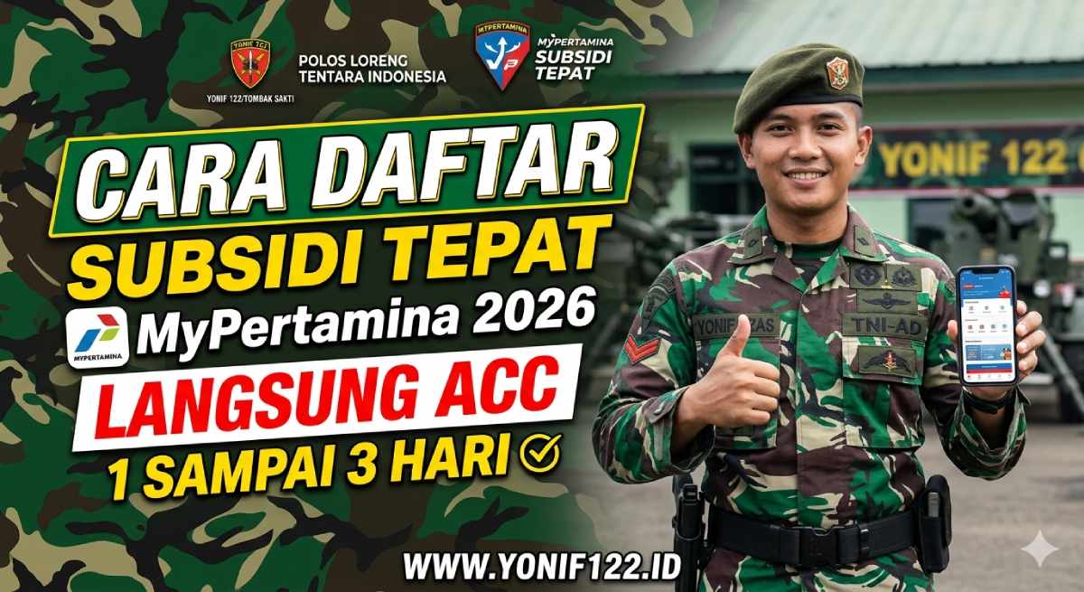 Cara Daftar Subsidi Tepat MyPertamina 2026 Langsung ACC Dalam 3 Hari