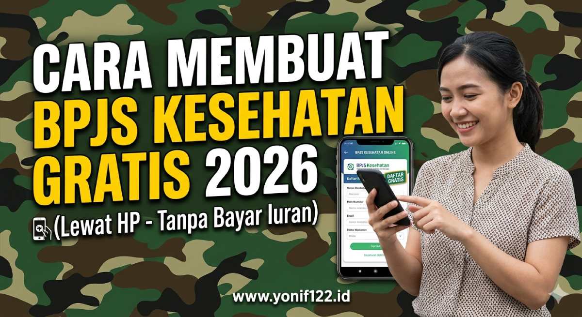 Cara Membuat BPJS Kesehatan Gratis 2026 Lewat HP Tanpa Bayar Iuran