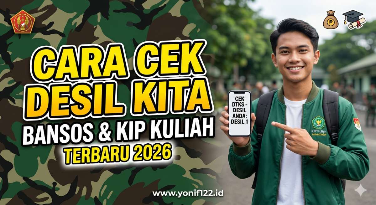 Cara Mengetahui Desil Kita untuk Penerima Bansos dan KIP Kuliah Terbaru 2026