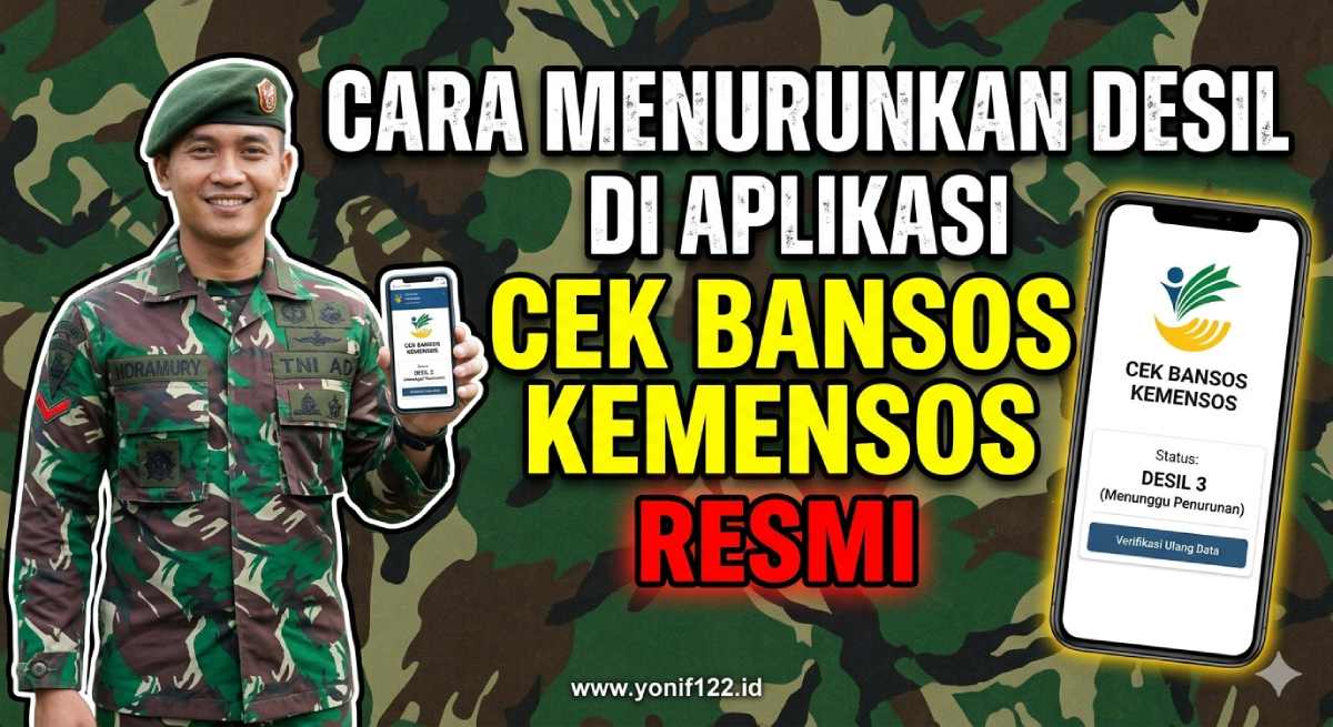 Cara Menurunkan Desil di Aplikasi Cek Bansos Kemensos Resmi