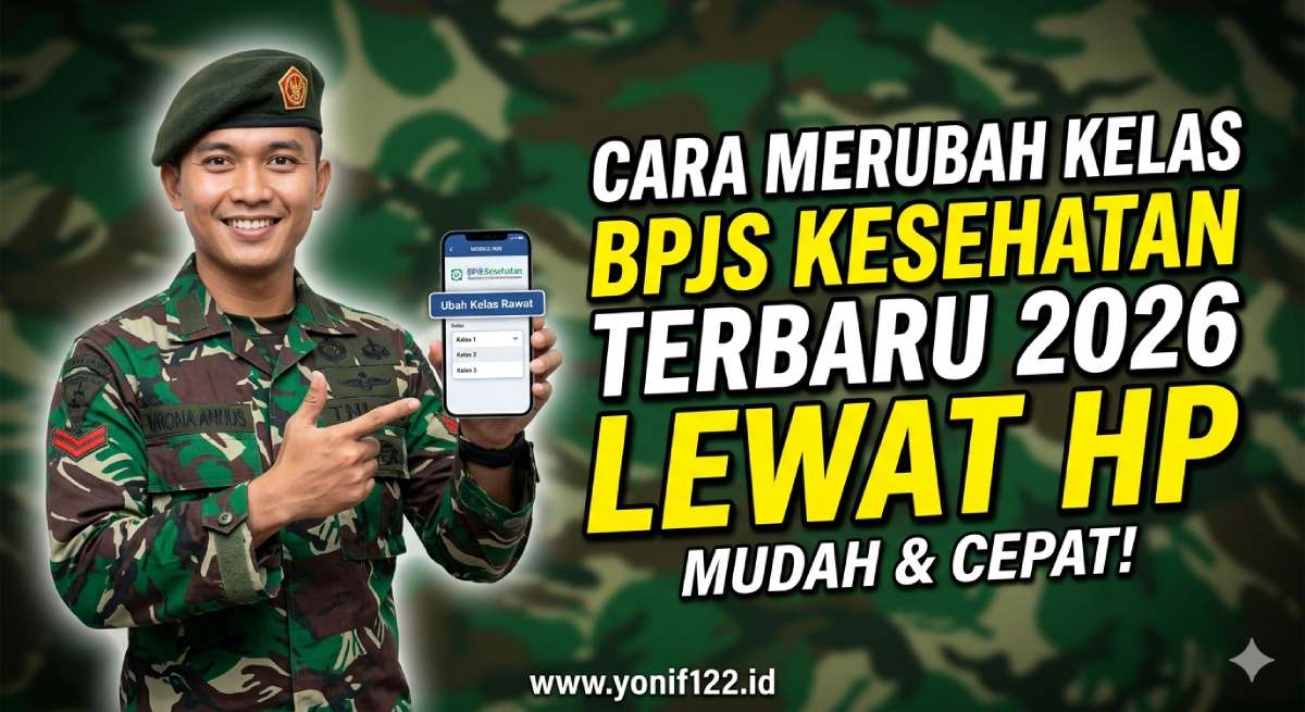 Cara Merubah Kelas BPJS Kesehatan Terbaru 2026 Lewat HP