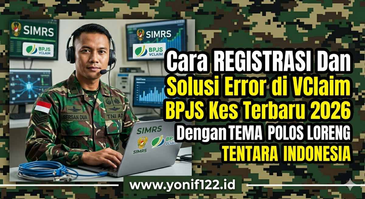 Cara REGISTRASI Dan Solusi Error di VClaim BPJS Kes Terbaru 2026