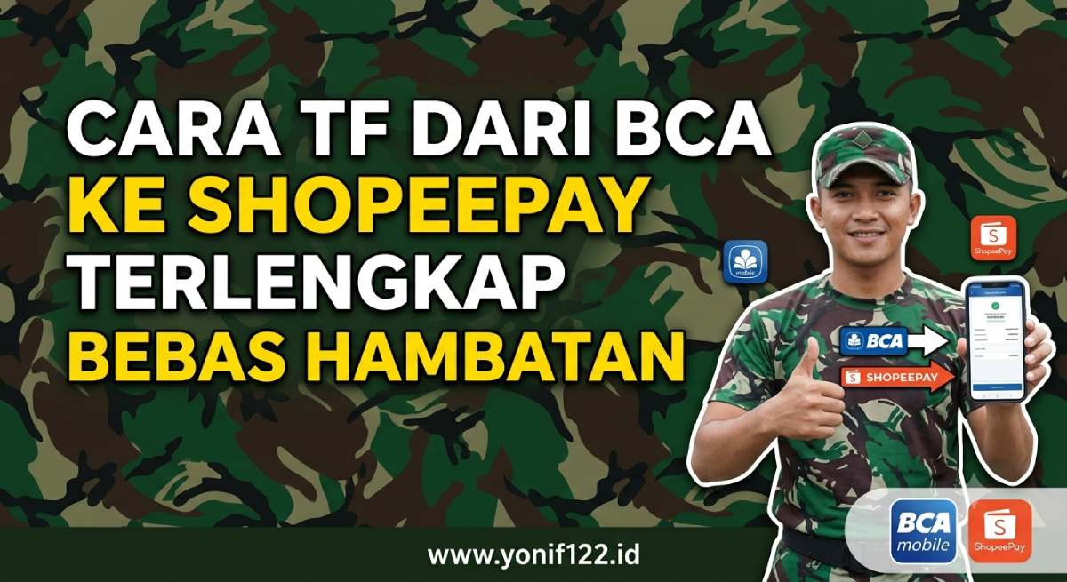 Cara Tf dari BCA ke ShopeePay Terlengkap Bebas Hambatan