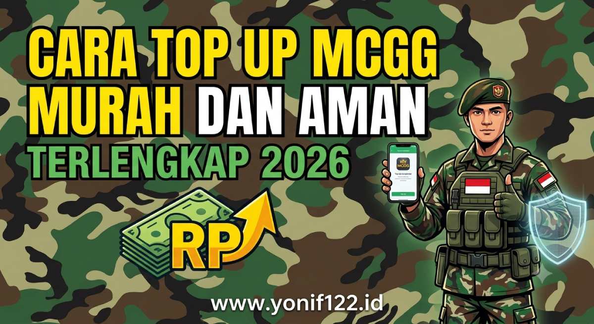 Cara Top Up MCGG Murah dan Aman Terlengkap 2026