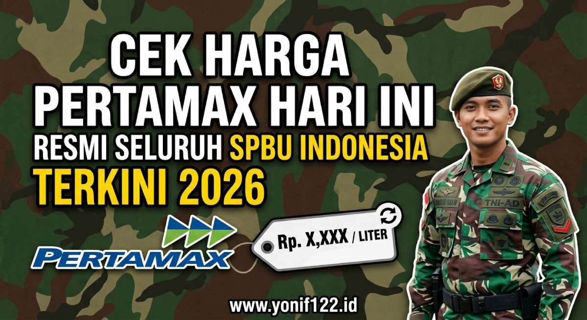 Cek Harga Pertamax Hari Ini Resmi Seluruh SPBU Indonesia Terkini 2026