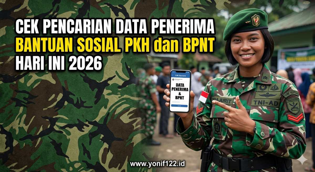 Cek Pencarian Data Penerima Bantuan Sosial PKH dan BPNT Hari ini 2026