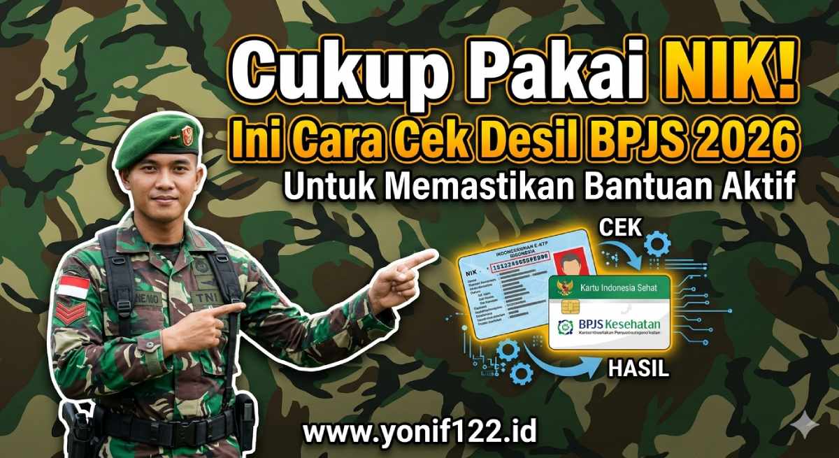 Cukup Pakai NIK! Ini Cara Cek Desil BPJS 2026 untuk Memastikan Bantuan Aktif