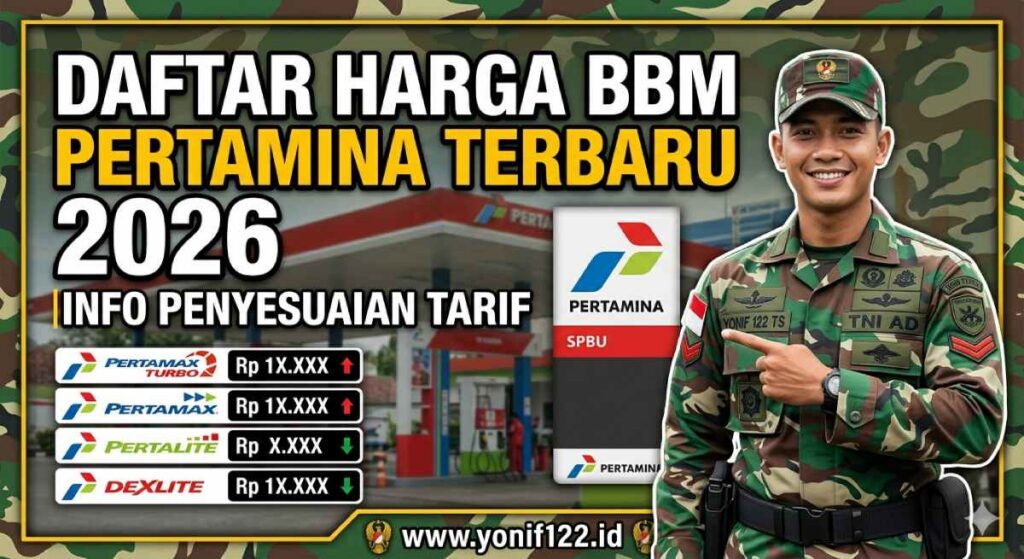 Daftar Harga BBM Pertamina Terbaru 2026 dan Info Penyesuaian Tarif