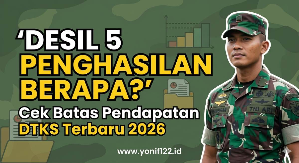 Desil 5 Penghasilan Berapa? Cek Batas Pendapatan DTKS Terbaru 2026