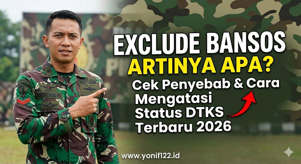 Exclude Bansos Artinya Apa? Cek Penyebab dan Cara Mengatasi Status DTKS Terbaru 2026
