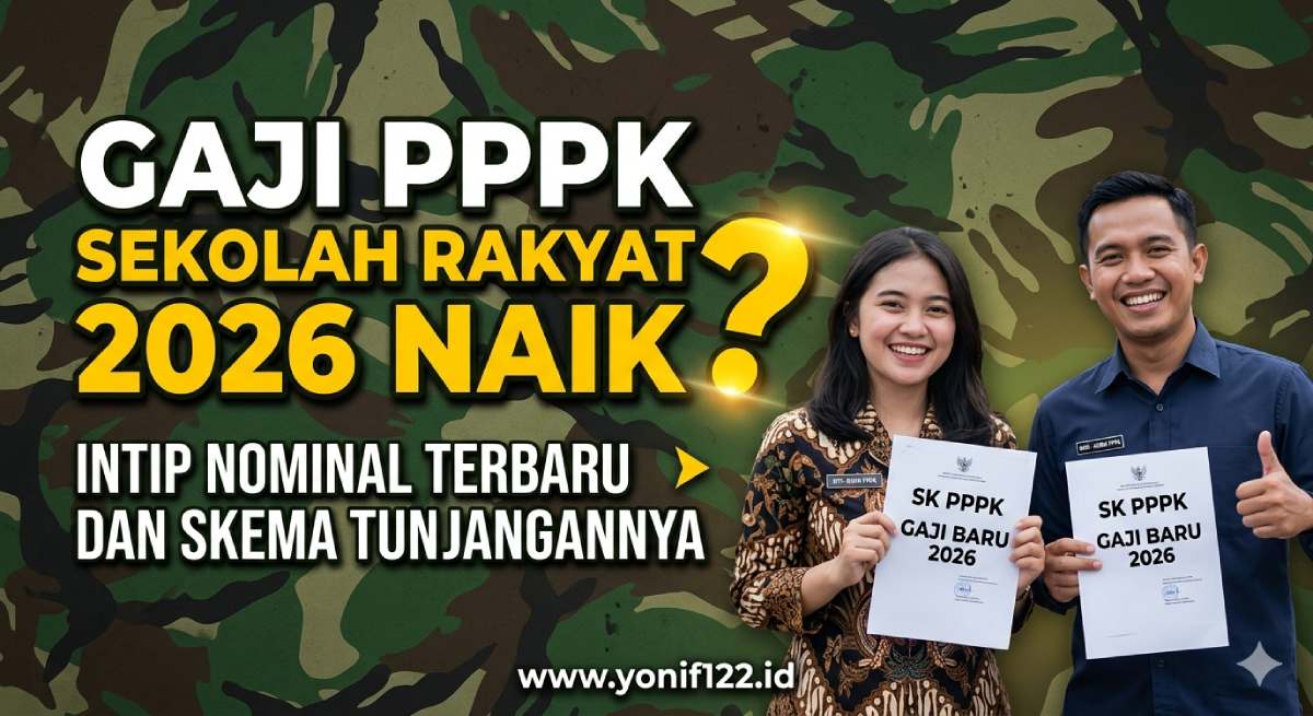 Gaji PPPK Sekolah Rakyat 2026 Naik? Intip Nominal Terbaru dan Skema Tunjangannya