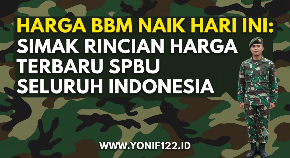 Harga BBM Naik Hari Ini: Simak Rincian Harga Terbaru SPBU Seluruh Indonesia