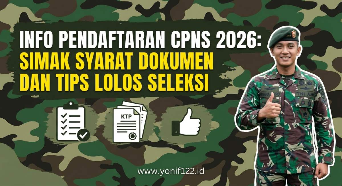 Info Pendaftaran CPNS 2026: Simak Syarat Dokumen dan Tips Lolos Seleksi