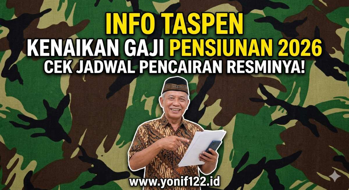 Info Taspen Kenaikan Gaji Pensiunan 2026: Cek Jadwal Pencairan Resminya