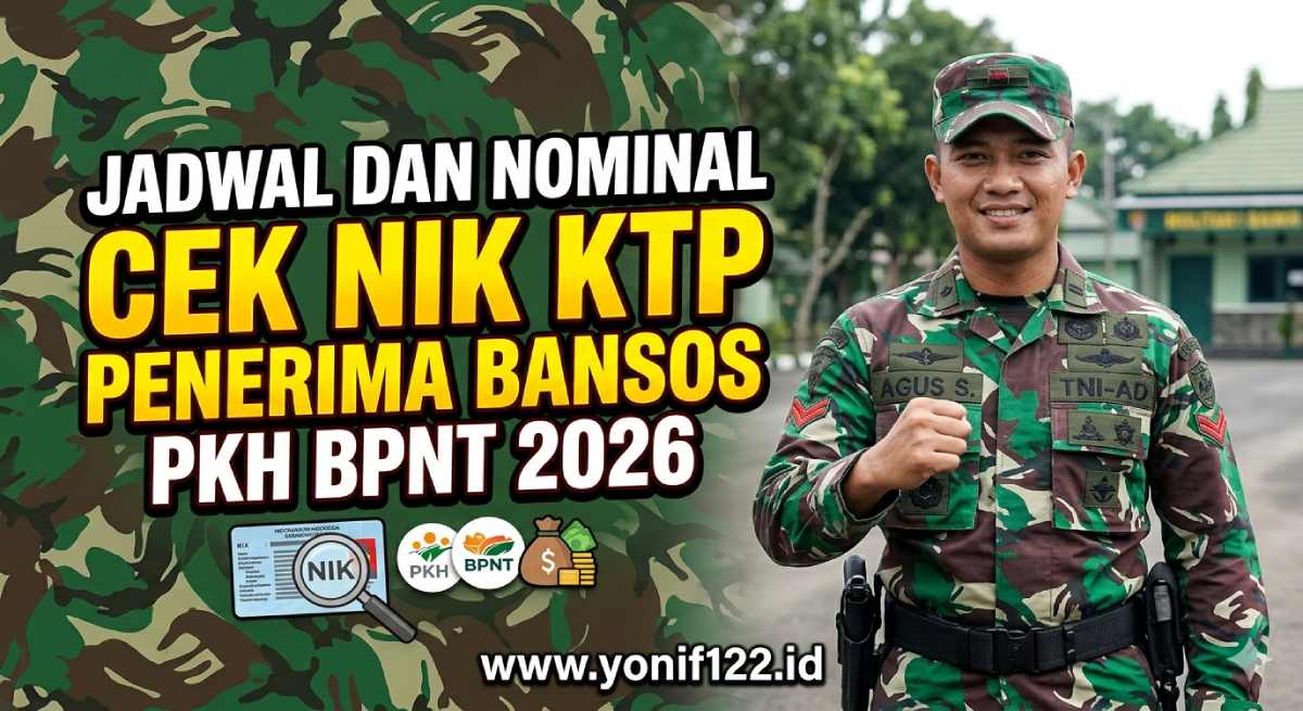 Jadwal Dan Nominal Cek NIK KTP Penerima Bansos PKH BPNT 2026