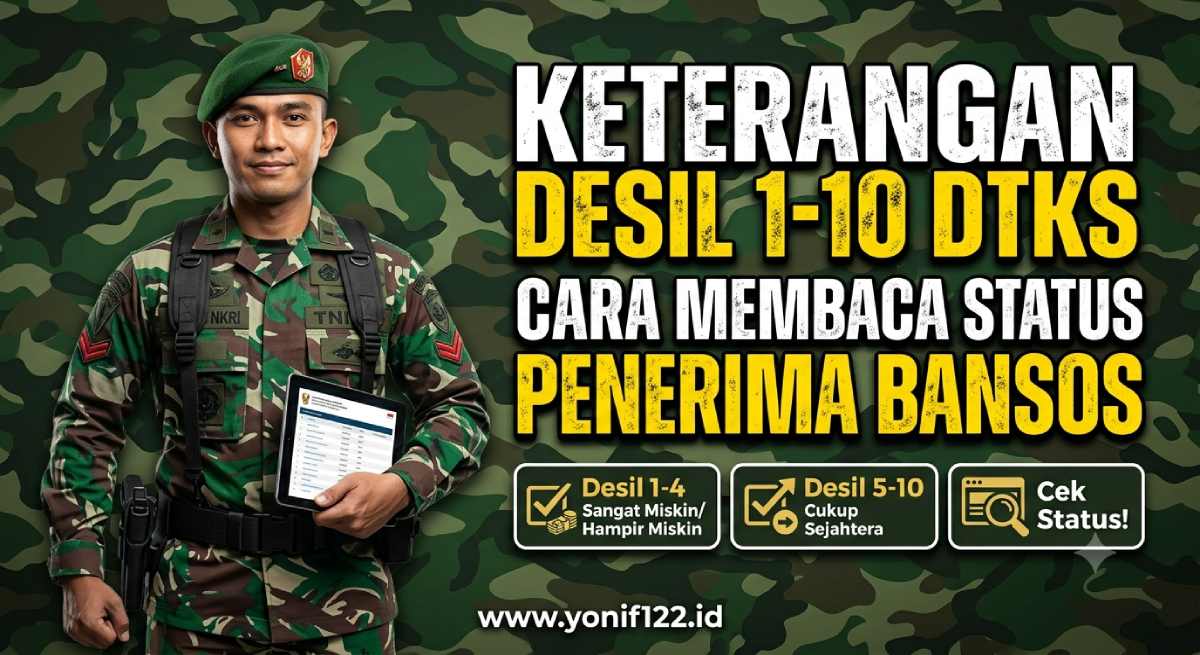 Keterangan Desil 1-10 DTKS: Cara Membaca Status Penerima Bansos