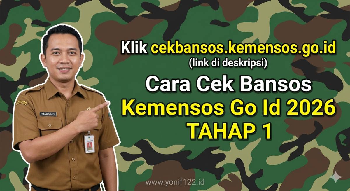Klik cekbansos.kemensos.go.id: Cara Cek Bansos Kemensos Go Id 2026 Tahap 1