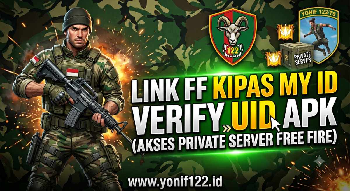 Link FF Kipas My ID Verify UID APK: Akses Private Server Free Fire
