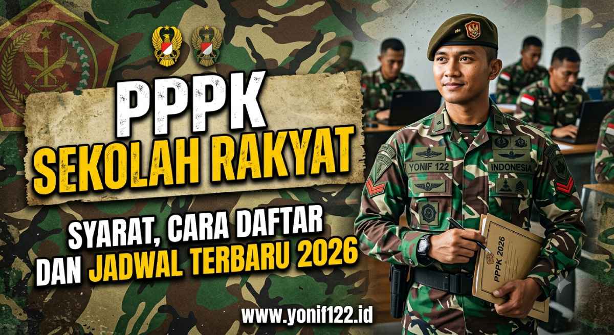 PPPK Sekolah Rakyat: Syarat, Cara Daftar dan Jadwal Terbaru 2026