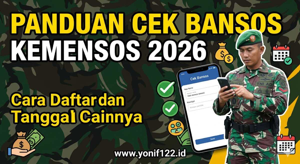 Panduan Cek. Bansos Kemensos 2026: Cara Daftar dan Tanggal Cairnya