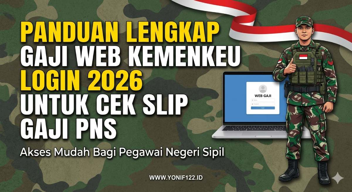 Panduan Lengkap Gaji Web Kemenkeu Login 2026 untuk Cek Slip Gaji PNS