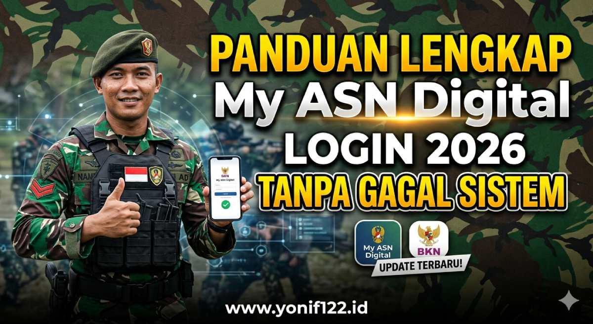 Panduan Lengkap My ASN Digital Login 2026 Tanpa Gagal Sistem