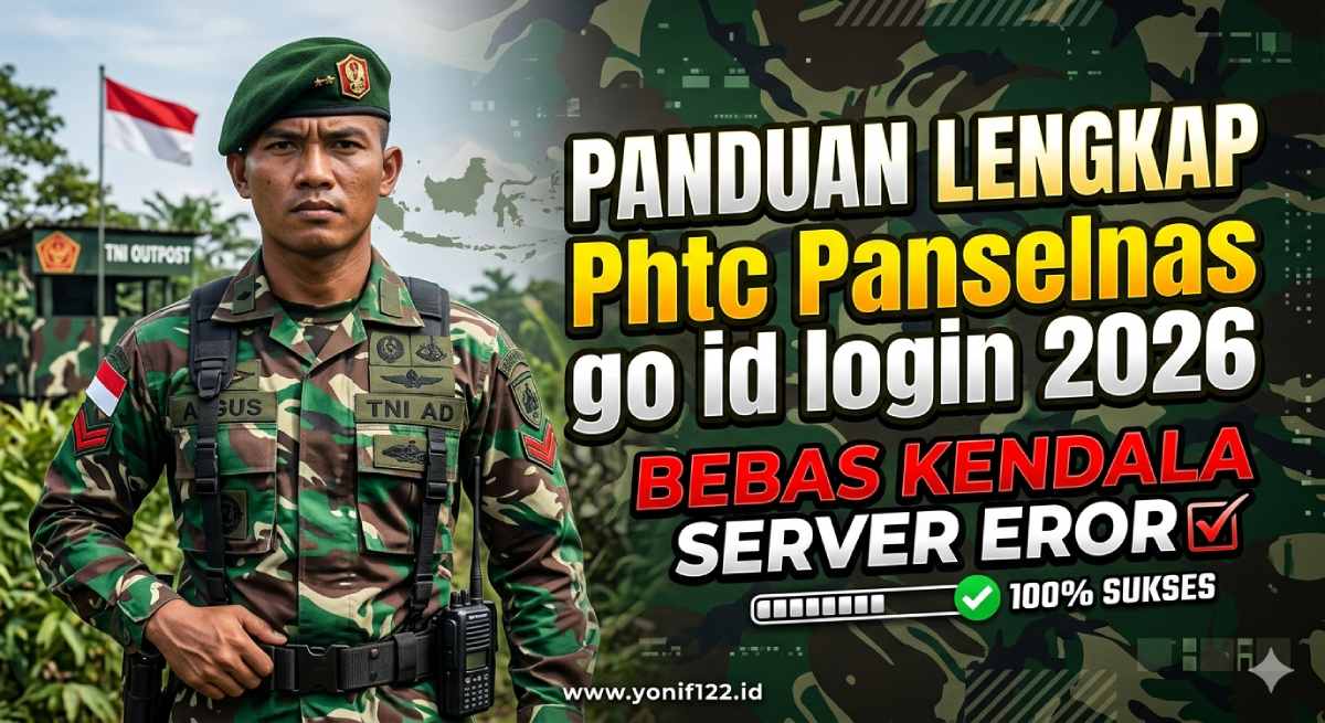 Panduan Lengkap Phtc Panselnas go id login 2026 Bebas Kendala Server Eror 