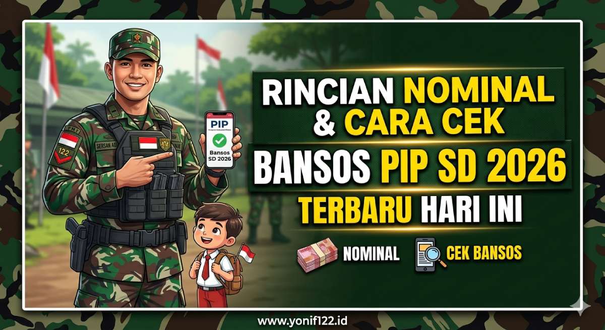 Rincian Nominal dan Cara Cek Bansos PIP SD 2026 Terbaru Hari Ini
