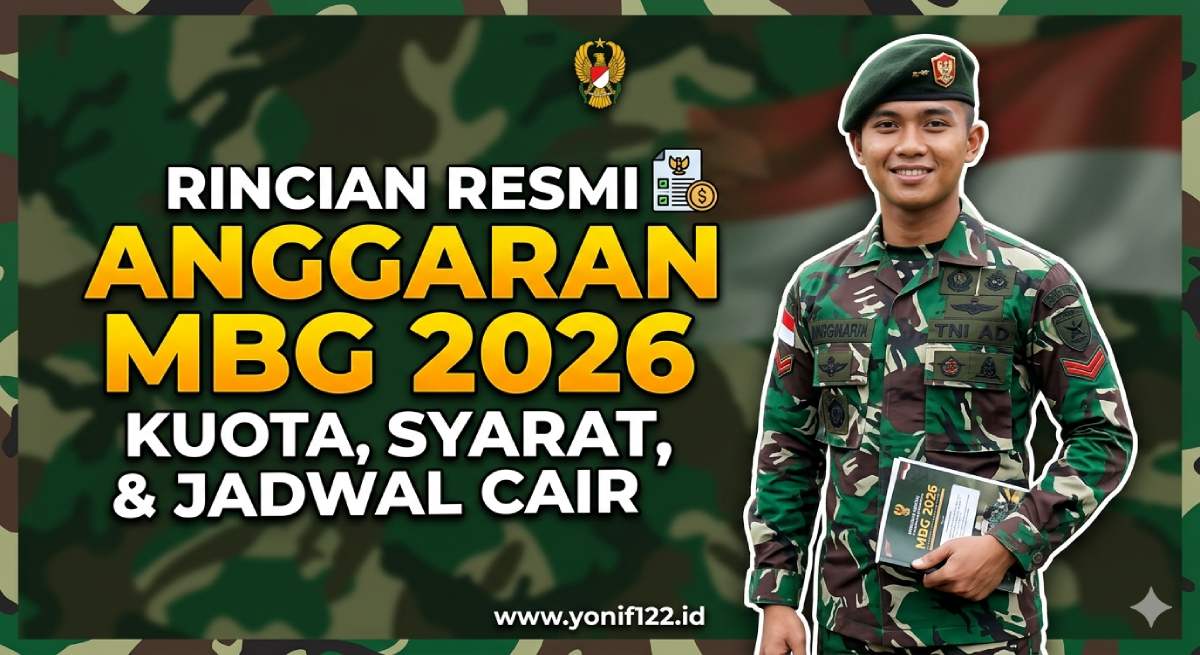 Rincian Resmi Anggaran MBG 2026: Kuota, Syarat, dan Jadwal Cair