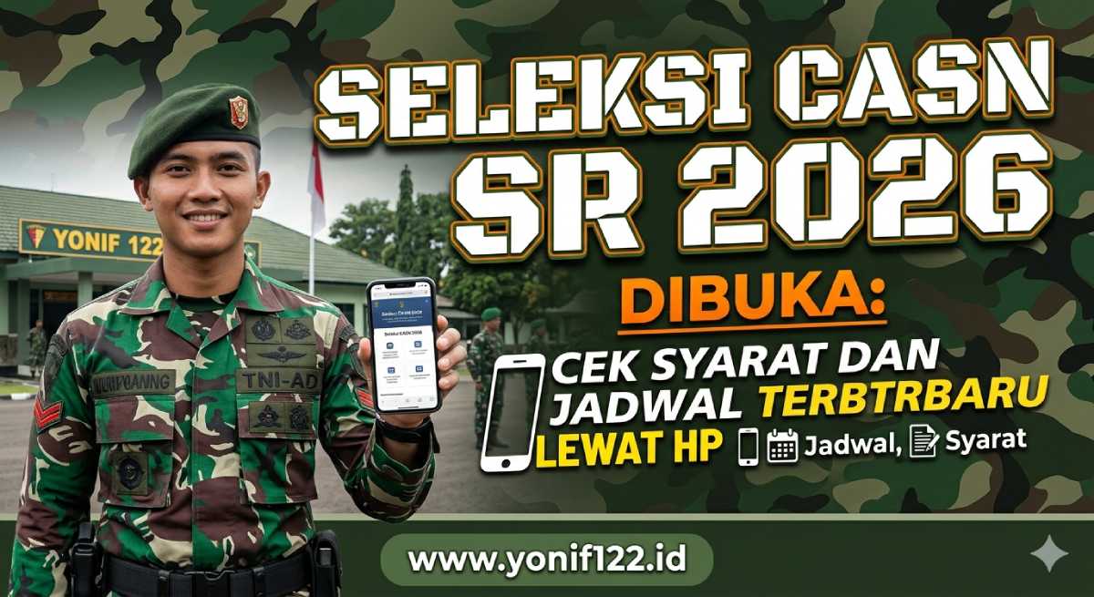 Seleksi CASN SR 2026 Dibuka: Cek Syarat dan Jadwal Terbaru Lewat HP