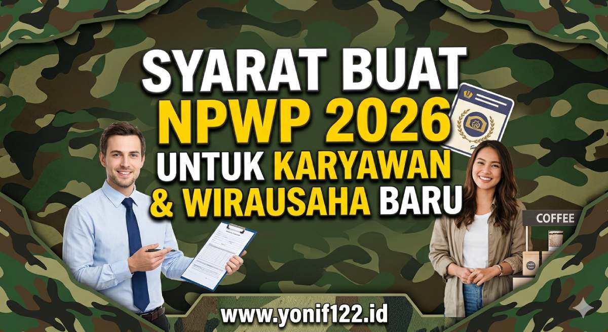 Syarat Buat NPWP 2026 untuk Karyawan dan Wirausaha Baru