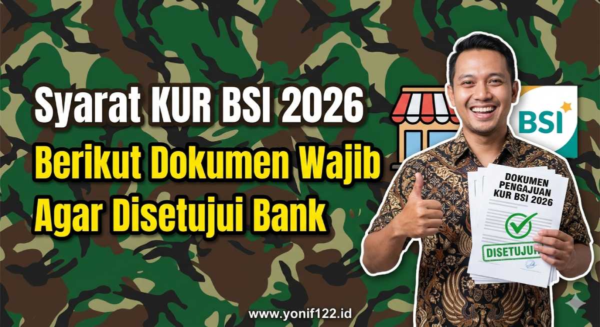 Syarat KUR BSI 2026 Berikut Dokumen Wajib Agar Disetujui Bank
