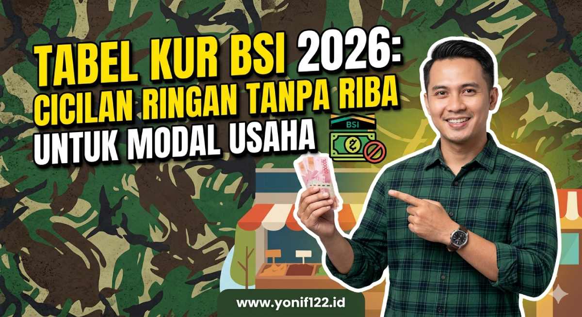 Tabel KUR BSI 2026: Cicilan Ringan Tanpa Riba untuk Modal Usaha